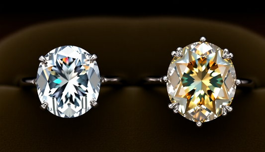 La Moissanite vs. Le Zircon : Quelle pierre précieuse choisir pour votre bague de fiançailles ?