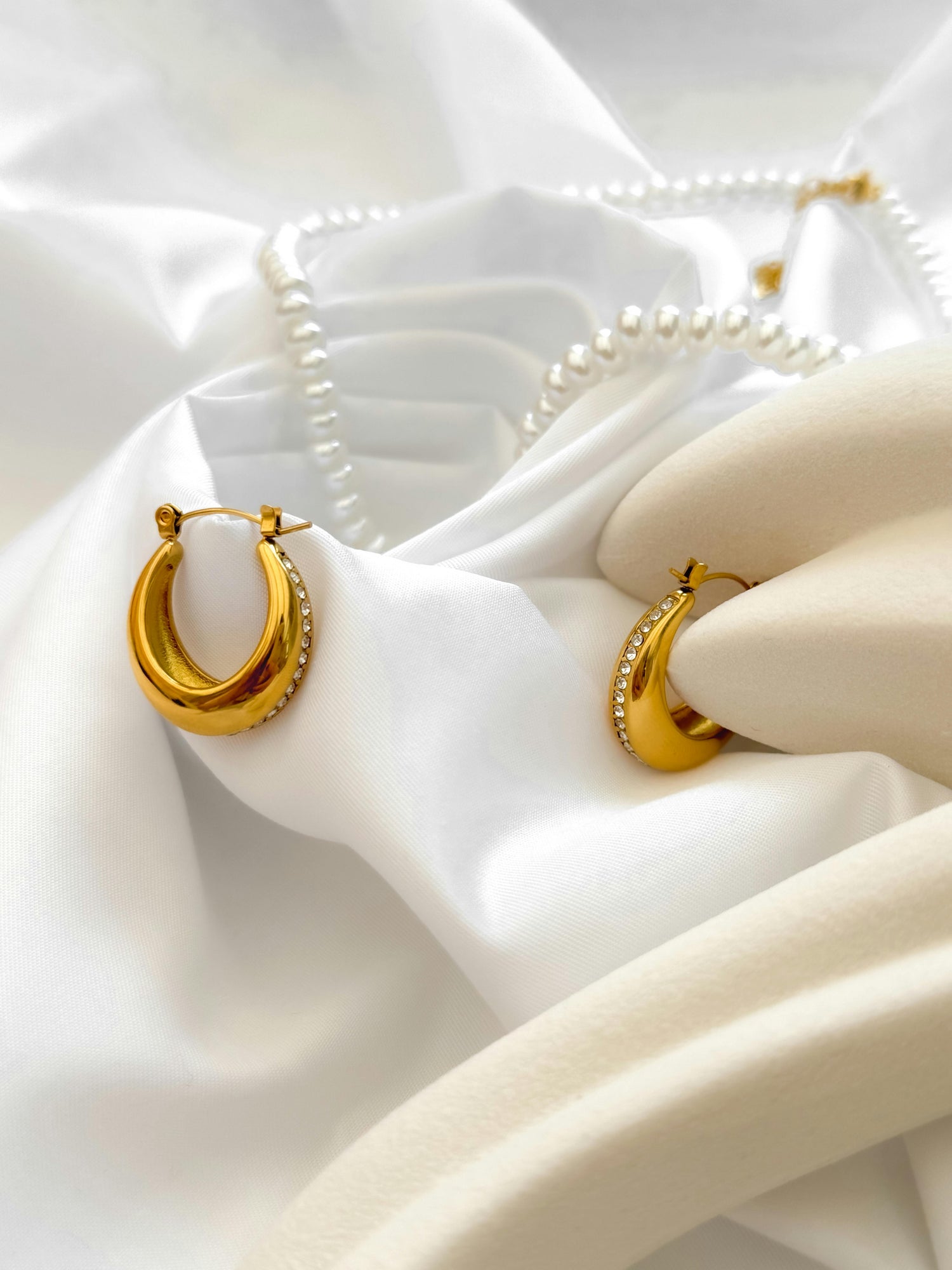 Boucles d'oreilles en or 10 carats_ Bijouterie Md