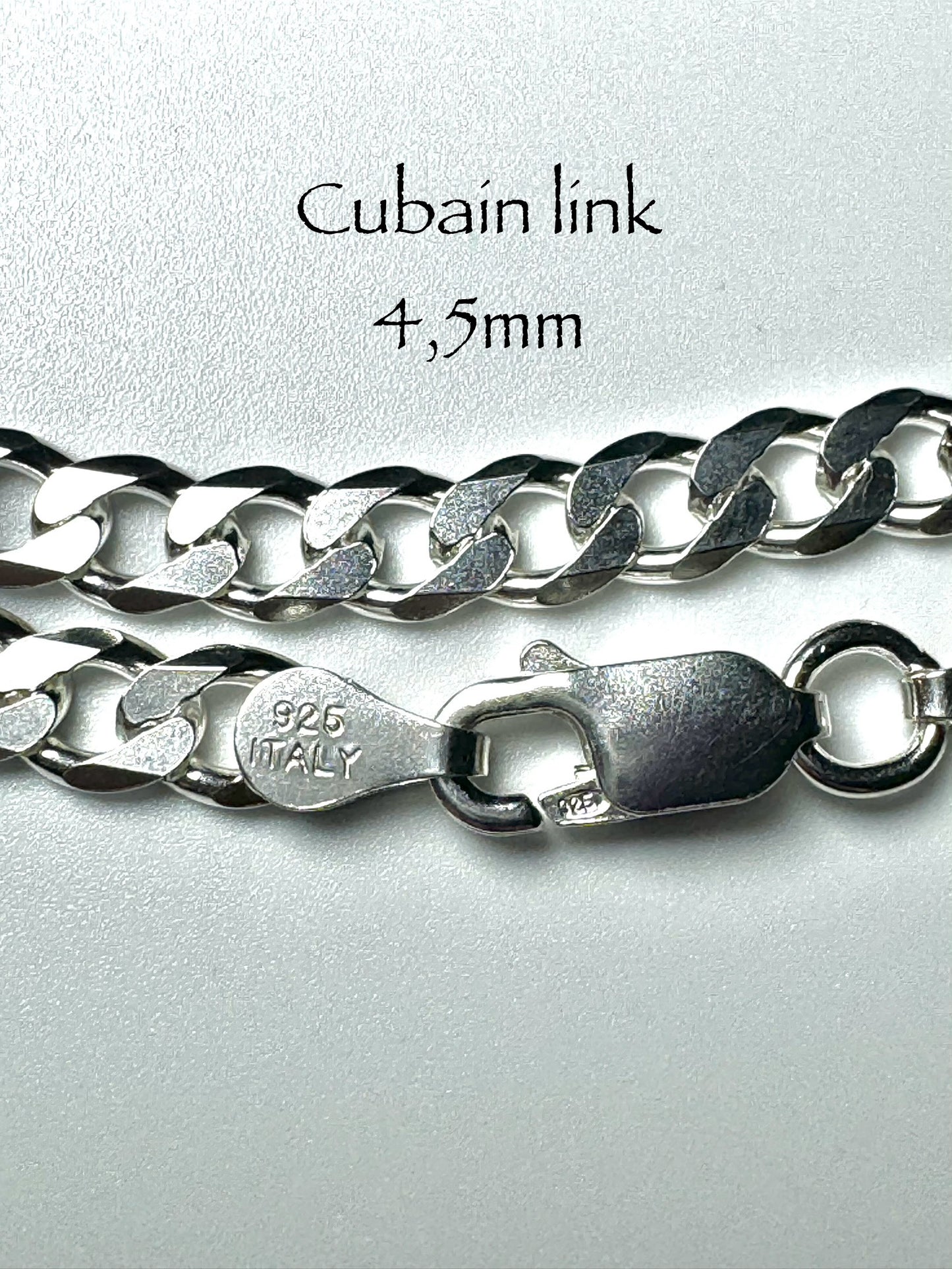 Bracelet cubain Link 4,5 mm