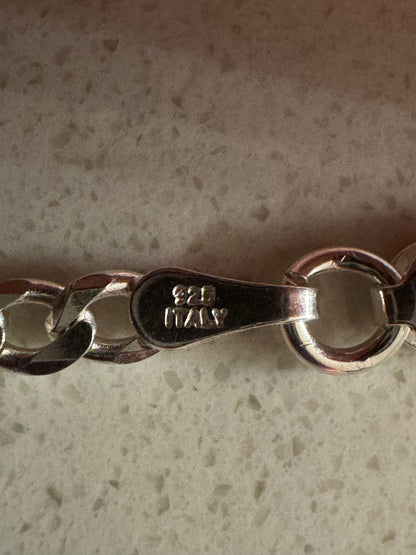 #208 bracelet gourmet 3 mm en argent 925