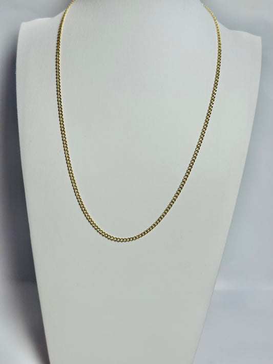 Chaîne gourmet 2,4 mm en or 10k