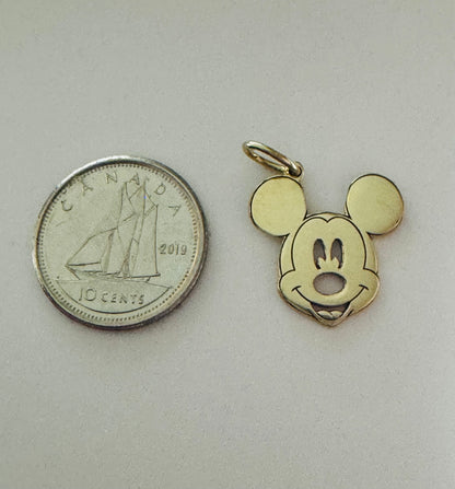 #467 pendentif souris MM en or 10k