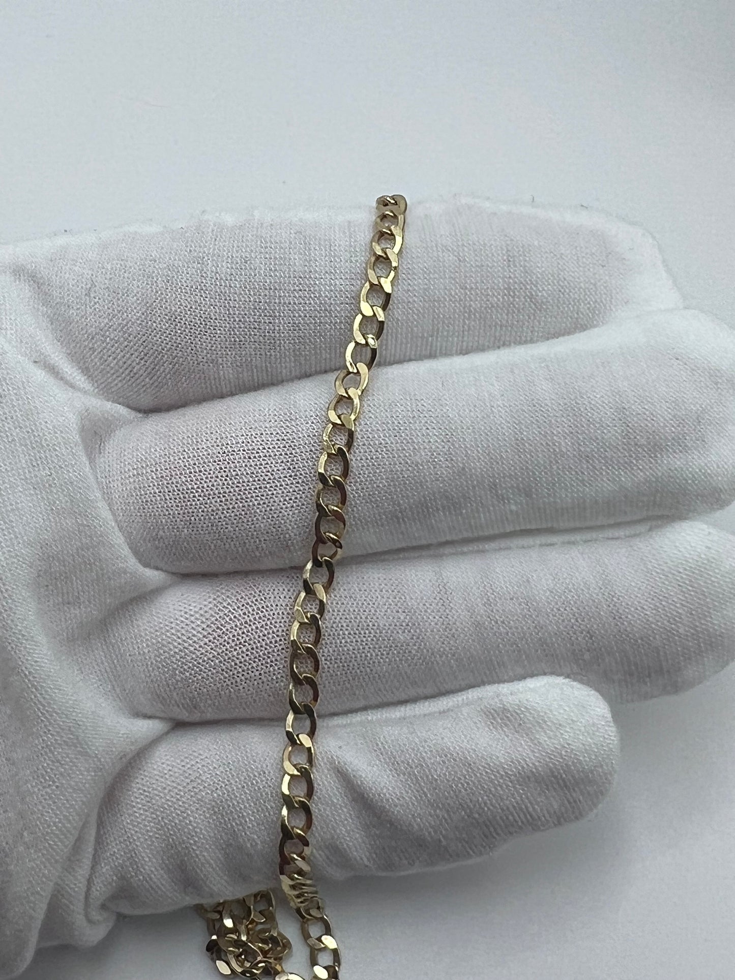 #111 Bracelet gourmet 3,5 mm en or 10k