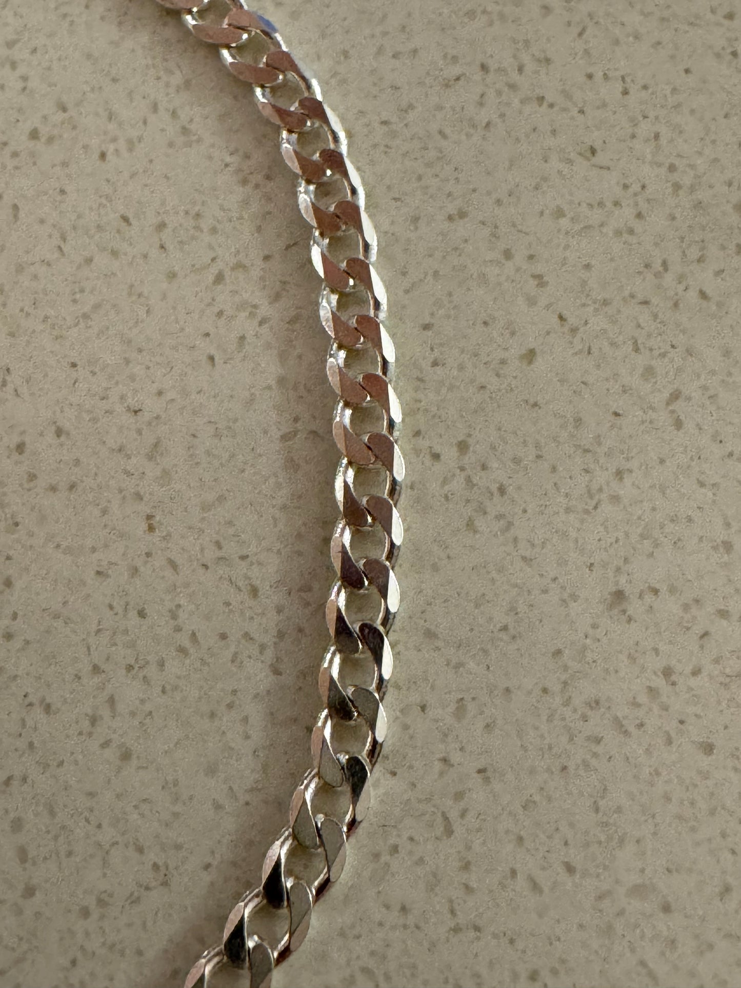 #208 bracelet gourmet 3 mm en argent 925