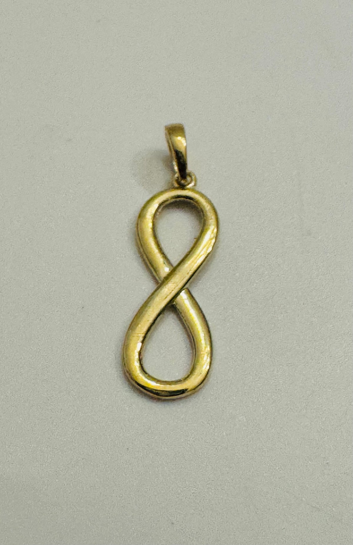 #407 pendentif infini uni en or 10k