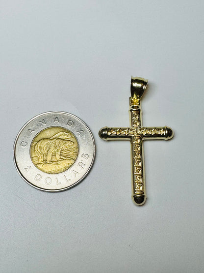 #405 pendentif médusa ronde en or 10k