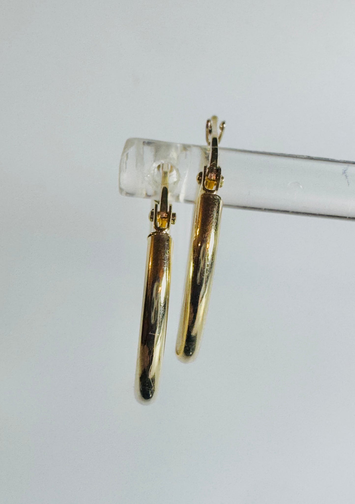 #308 boucles d’oreilles petites anneaux unies en or 10k