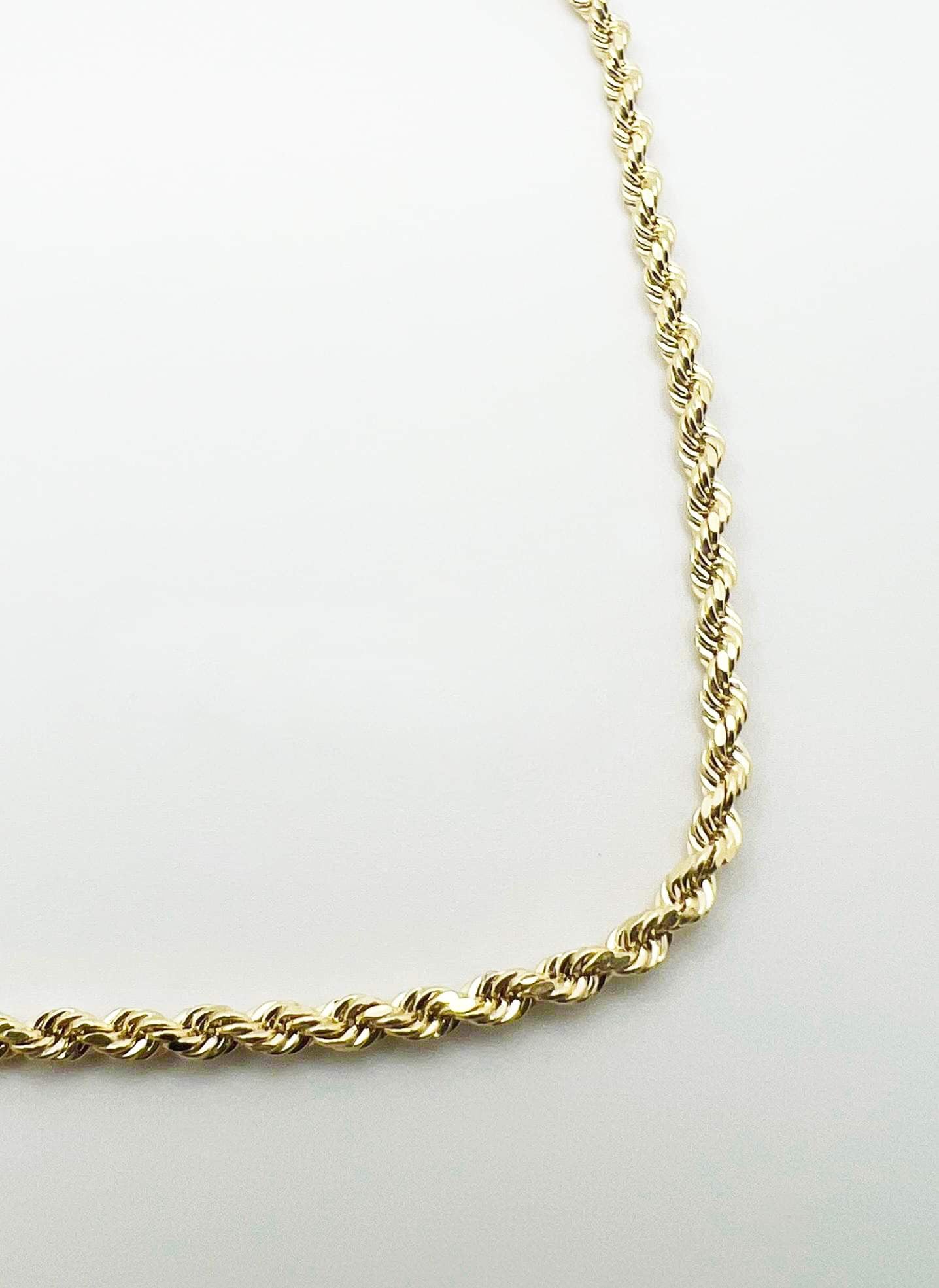 #112 bracelet torsadée diamantée 1,9mm en or 10k