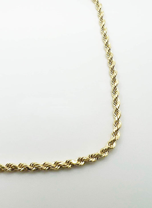 #112 bracelet torsadée diamantée 1,9mm en or 10k