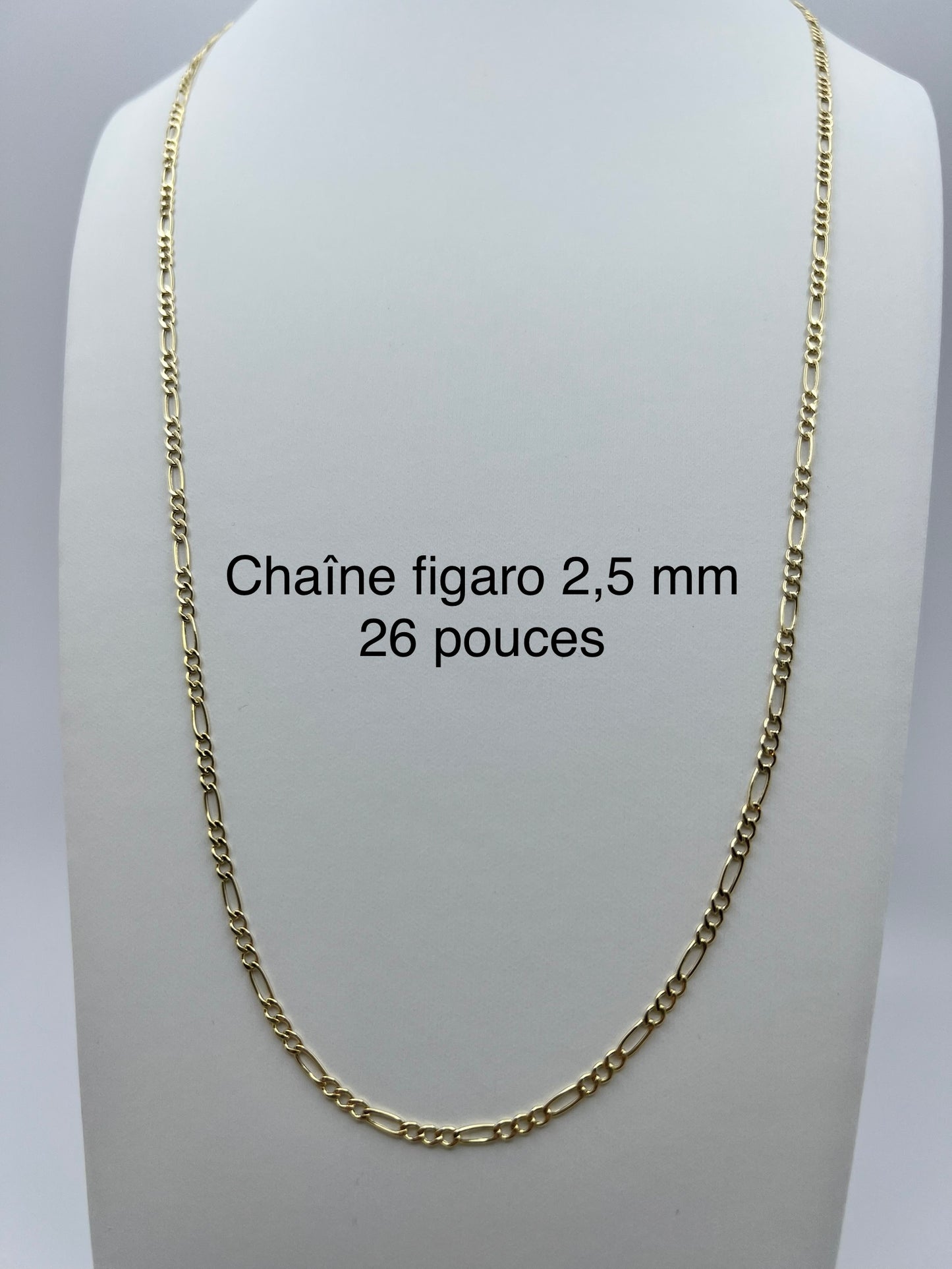 Figaro Gold Chain 2.5mm