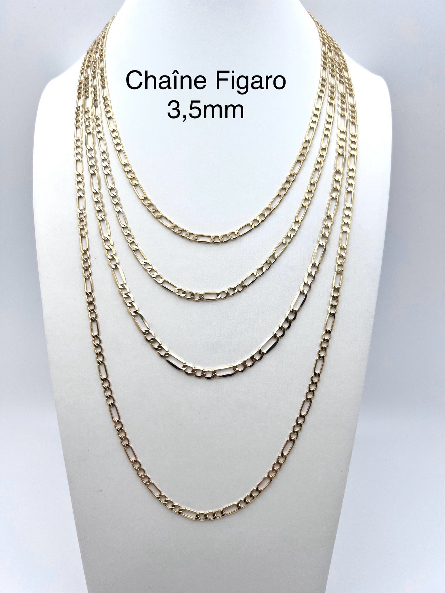 Figaro Gold Chain 3.5mm